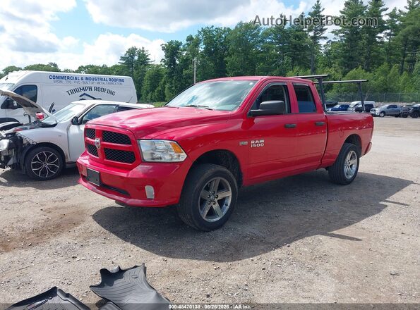 1C6RR7FT3HS565566 2017 RAM 1500 Red Front left