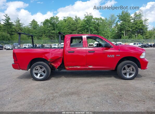 1C6RR7FT3HS565566 2017 RAM 1500 Red Rear interior view
