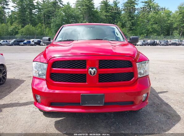 1C6RR7FT3HS565566 2017 RAM 1500 Red Instrument cluster view