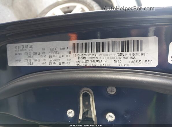 1C6RR7FT3HS575367 2017 RAM 1500 Blue 