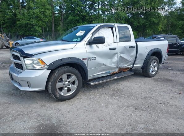 1C6RR7FT4JS302198 2018 RAM 1500 Gray Front left