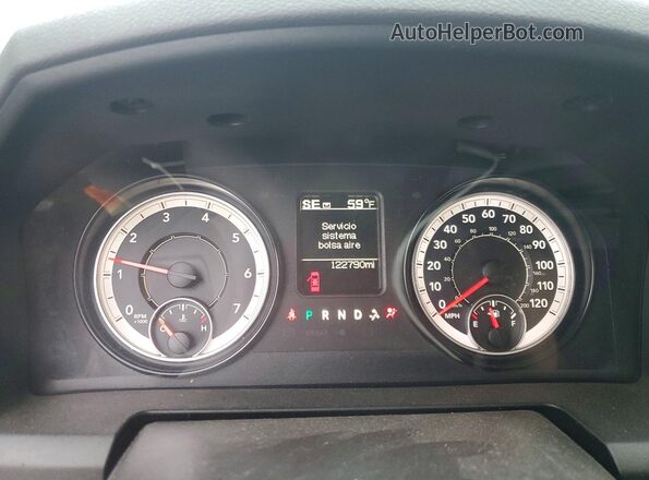 1C6RR7FTXGS203426 2016 RAM 1500 Black ხელსაწყოთა პანელის ხედი