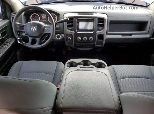 1C6RR7FTXHS570974 2017 RAM 1500 Blue Առջևի վահանակի տեսք