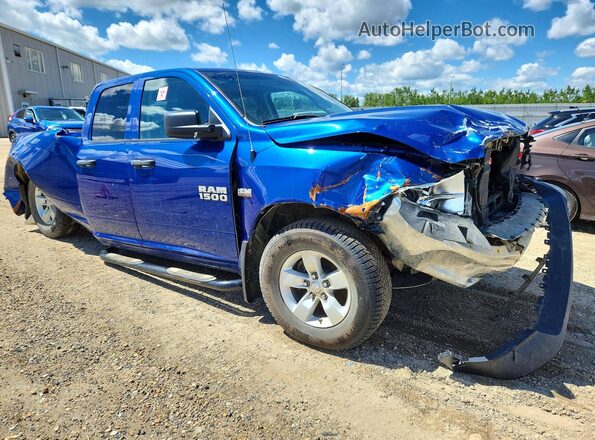 1C6RR7FTXJS251256 2018 RAM 1500 Blue Передня права чверть