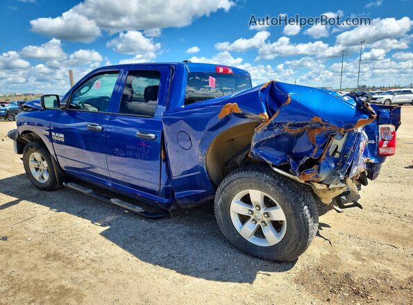 1C6RR7FTXJS251256 2018 RAM 1500 Blue Задня ліва чверть
