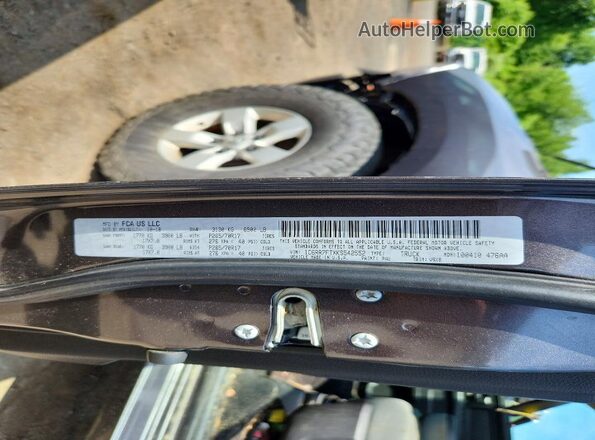 1C6RR7FTXKS542552 2019 RAM 1500 Gray Vista del compartimento del motor