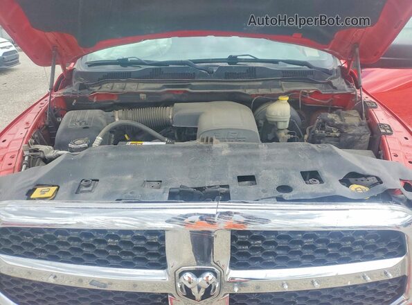 1C6RR7GG0GS245492 2016 RAM 1500 Red უკანა სალონის ხედი