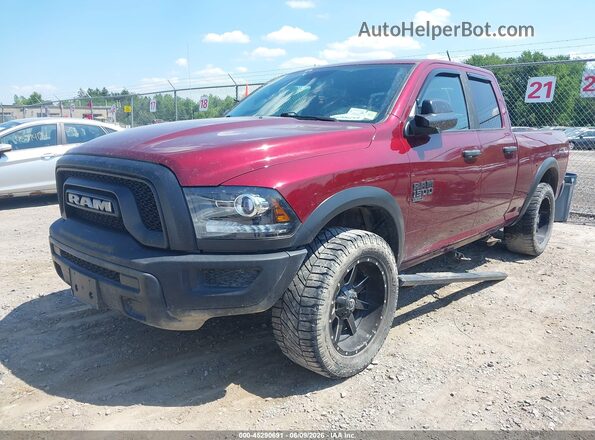 1C6RR7GG1PS574153 2023 RAM 1500 CLASSIC Red Առջևի ձախ երեք քառորդ տեսարան