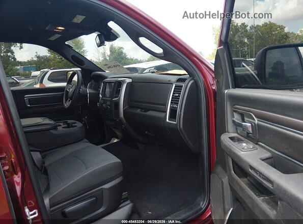 1C6RR7GG2MS523448 2021 RAM 1500 CLASSIC Maroon Front interior view