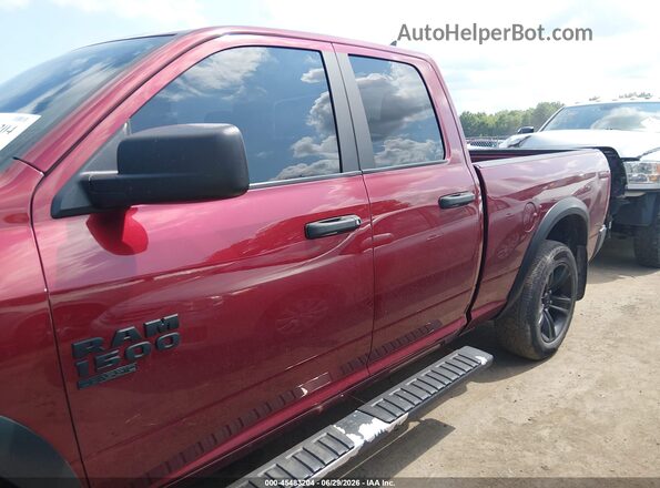 1C6RR7GG2MS523448 2021 RAM 1500 CLASSIC Maroon 360 interior view