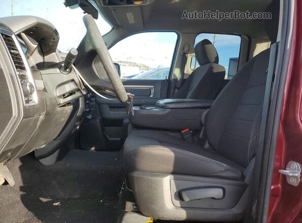 1C6RR7GG7KS706003 2019 RAM 1500 Maroon Front interior view