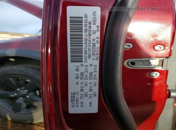 1C6RR7GG7KS706003 2019 RAM 1500 Maroon Engine compartment view