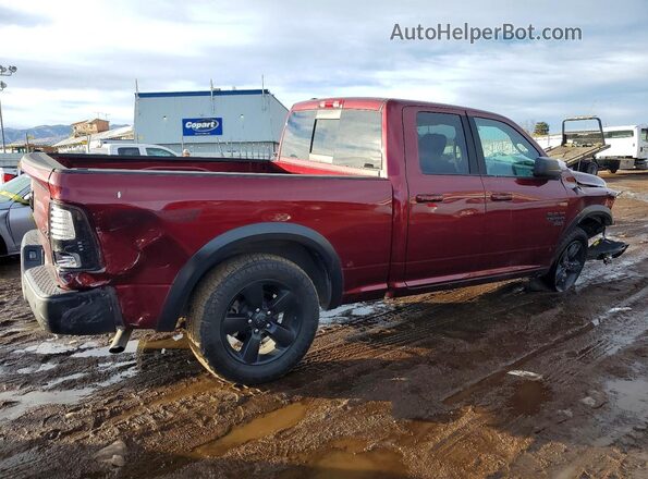 1C6RR7GG7KS706003 2019 RAM 1500 Maroon Rear right