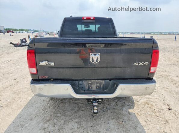 1C6RR7GG8JS218550 2018 RAM 1500 Black Вид ззаду