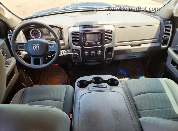 1C6RR7GT3GS377496 2016 RAM 1500 Blue Vista del salpicadero