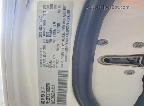 1C6RR7GT7MS505749 2021 RAM 1500 White 