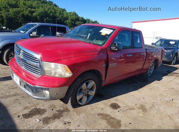 1C6RR7GT9GS369869 2016 RAM 1500 Red წინა მარცხენა ხედი სამი მეოთხედიდან
