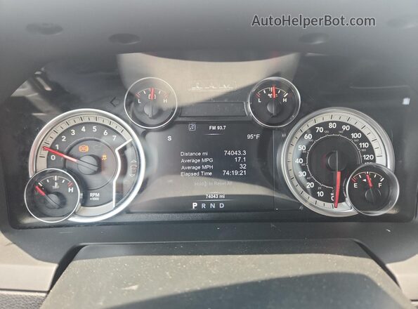 1C6RR7HT9JS125046 2018 RAM 1500 Black 