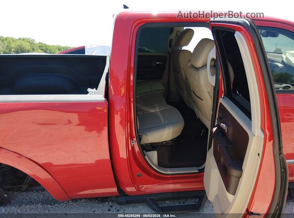 1C6RR7JT2GS123240 2016 RAM 1500 Red VIN կոդի պիտակի տեսք
