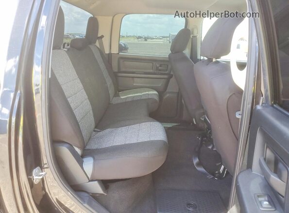 1C6RR7KG0GS215108 2016 RAM 1500 Black Rear seats view