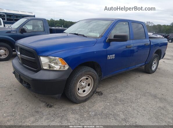 1C6RR7KG2GS362613 2016 RAM 1500 Dark Blue Առջևի ձախ երեք քառորդ տեսարան