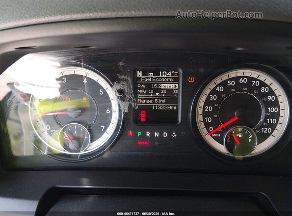 1C6RR7KG3HS570923 2017 RAM 1500 Silver Հետևի նստատեղերի տեսք