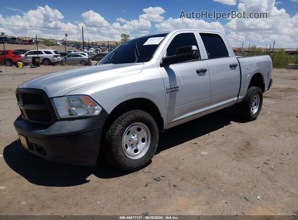 1C6RR7KG3HS570923 2017 RAM 1500 Silver Առջևի ձախ երեք քառորդ տեսարան