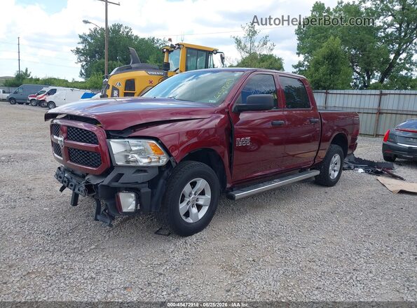 1C6RR7KG7GS410378 2016 RAM 1500 Maroon Front left