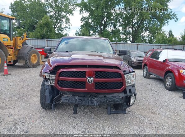 1C6RR7KG7GS410378 2016 RAM 1500 Maroon Rear interior view