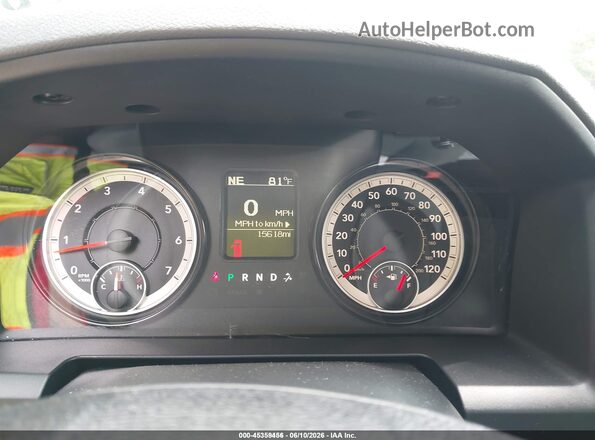 1C6RR7KG8GS356346 2016 RAM 1500 White უკანა სავარძლების ხედი