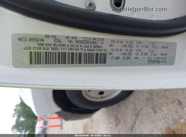1C6RR7KG8GS356346 2016 RAM 1500 White ძრავის განყოფილების ხედი