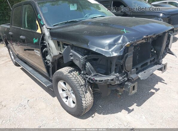 1C6RR7KT1JS222590 2018 RAM 1500 Black წინა ხედი
