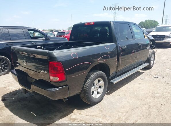 1C6RR7KT1JS222590 2018 RAM 1500 Black უკანა მარჯვენა