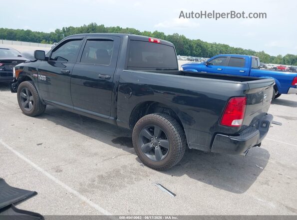 1C6RR7KT2JS148399 2018 RAM 1500 Black Հետևի ձախ