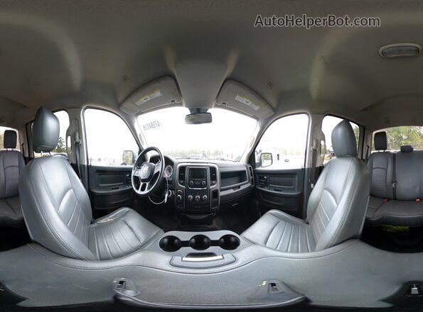 1C6RR7KT3JS295735 2018 RAM 1500 White Vista de la etiqueta del VIN