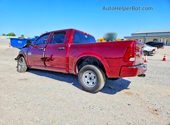 1C6RR7KT3JS326594 2018 RAM 1500 Red Trasero izquierdo