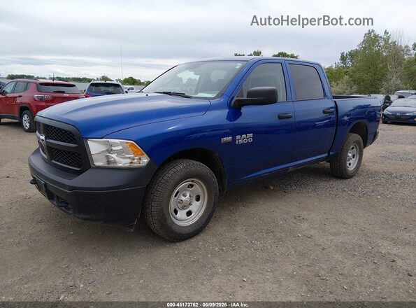 1C6RR7KT4GS348984 2016 RAM 1500 Blue წინა მარცხენა ხედი სამი მეოთხედიდან