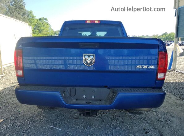 1C6RR7KT6JS295891 2018 RAM 1500 Blue Widok z tyłu