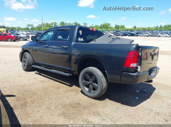 1C6RR7KT8JS335887 2018 RAM 1500 Black უკანა მარცხენა