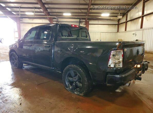 1C6RR7KT9JS331346 2018 RAM 1500 Black Հետևի ձախ