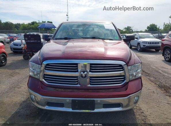 1C6RR7LG0GS188913 2016 RAM 1500 Burgundy Instrument cluster view