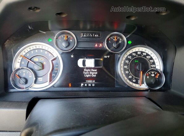 1C6RR7LG2GS398087 2016 RAM 1500 Blue Vista del cuadro de instrumentos