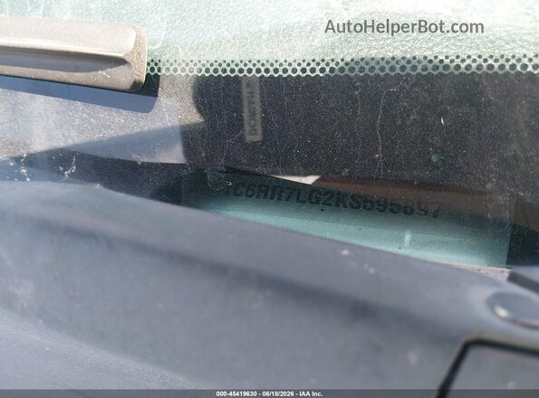 1C6RR7LG2KS595897 2019 RAM 1500 CLASSIC Silver Engine compartment view