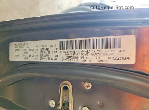 1C6RR7LGXHS547329 2017 RAM 1500 Gray 