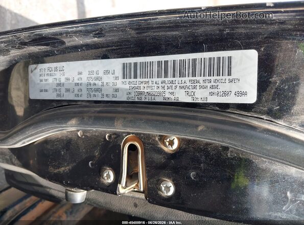 1C6RR7LM0GS239025 2016 RAM 1500 Black Вид підкапотного простору