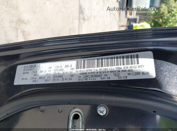 1C6RR7LM8HS880425 2017 RAM 1500 Dark Blue Շարժիչի բաժամունքի տեսք