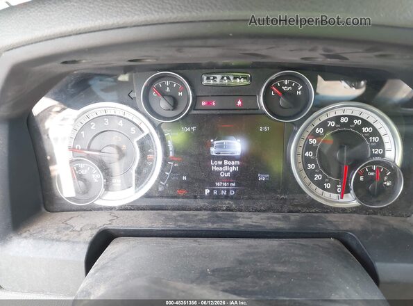 1C6RR7LM9GS172439 2016 RAM 1500 White უკანა სავარძლების ხედი