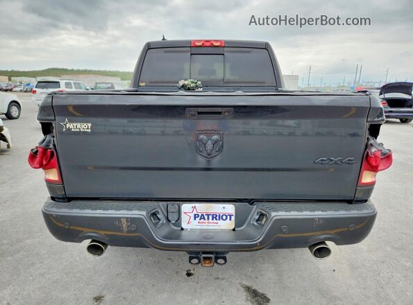 1C6RR7LM9JS241783 2018 RAM 1500 Black უკანა ხედი