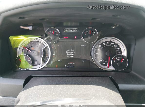 1C6RR7LT2KS559253 2019 RAM 1500 CLASSIC Белый Вид задних сидений