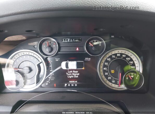 1C6RR7LT5GS230957 2016 RAM 1500 White Вид задніх сидінь